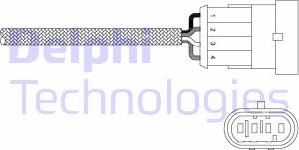 Delphi ES20344-12B1 - Lamda-sonda www.parts5.com