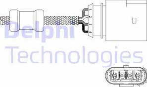 Delphi ES20348-12B1 - Лямбда-зонд, датчик кислорода www.parts5.com