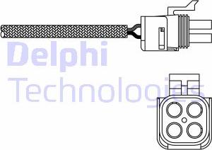 Delphi ES20273-12B1 - Ламбда-сонда www.parts5.com