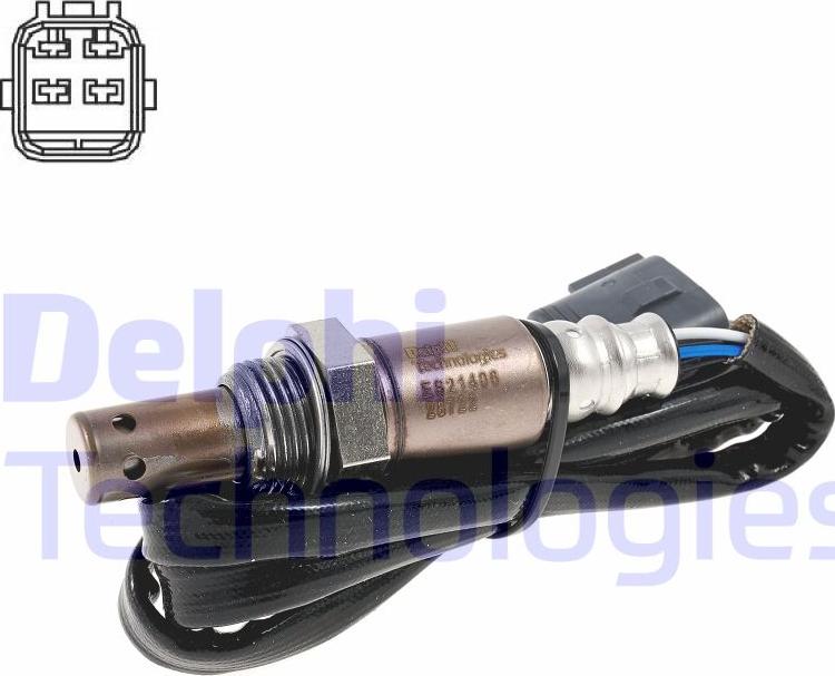 Delphi ES21406-12B1 - Lamda-sonda www.parts5.com