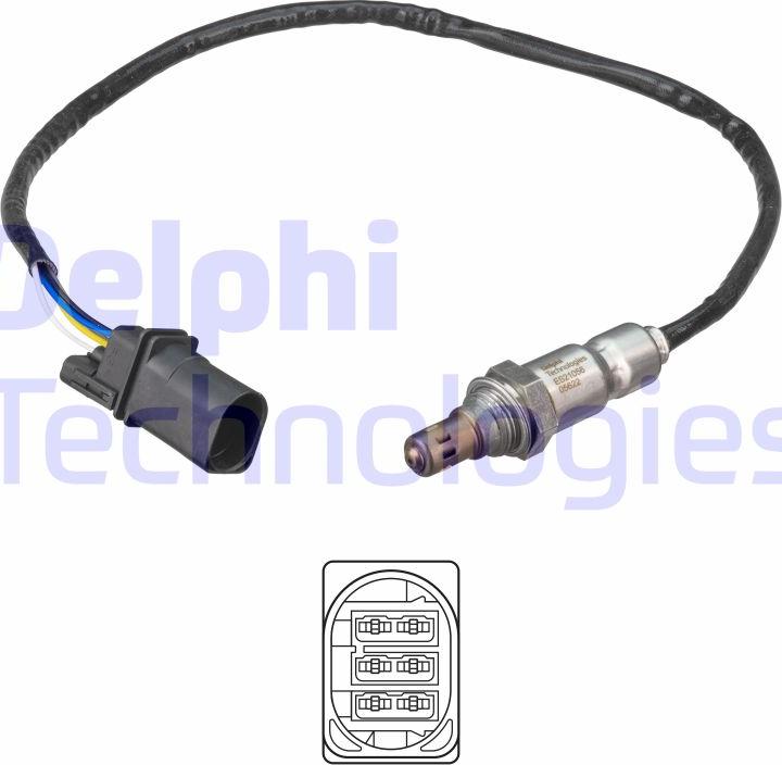 Delphi ES21056-12B1 - Lambda Sensor www.parts5.com