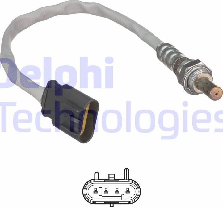 Delphi ES21058-12B1 - Lambda Sensor parts5.com