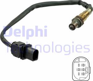 Delphi ES21086-12B1 - Lambda-sonda www.parts5.com