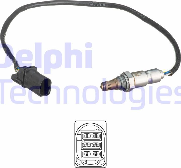 Delphi ES21079-12B1 - Lambda Sensor www.parts5.com