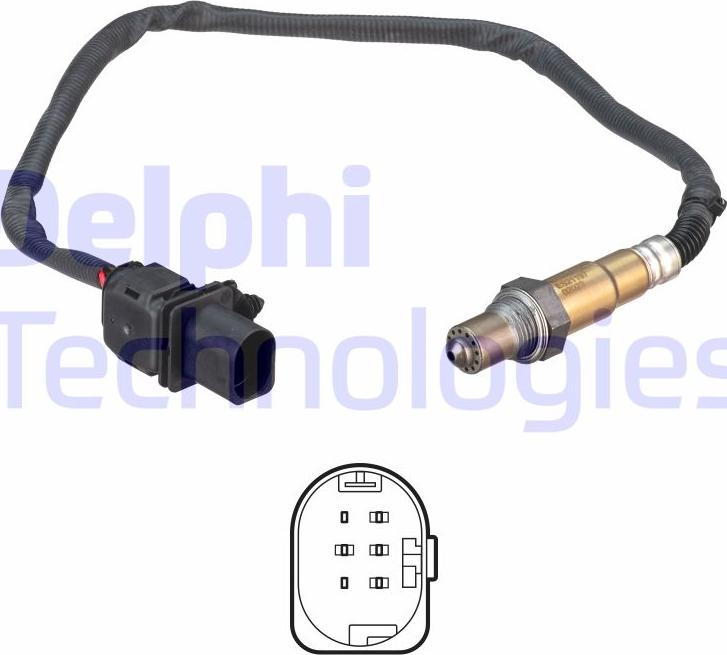 Delphi ES21197-12B1 - Lambda Sensor www.parts5.com