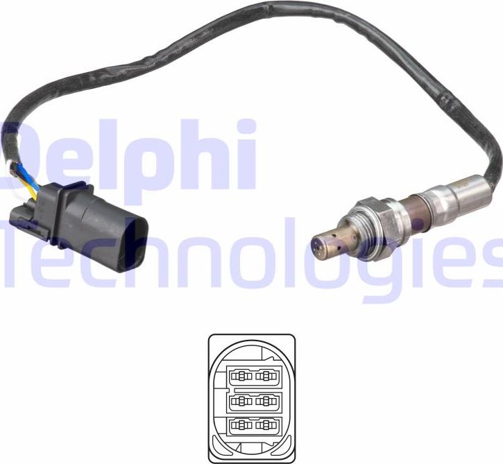 Delphi ES21149-12B1 - Sonda Lambda www.parts5.com