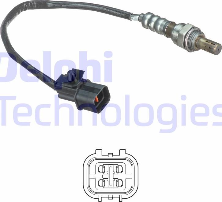 Delphi ES21158-12B1 - Αισθητήρας λάμδα www.parts5.com