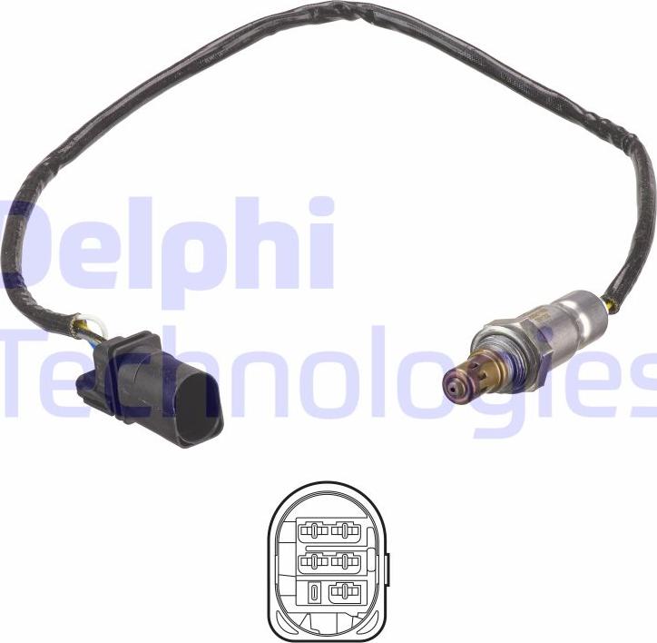 Delphi ES21153-12B1 - Sonda Lambda www.parts5.com