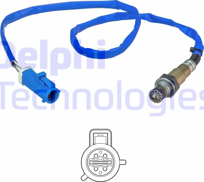 Delphi ES21152-12B1 - Lambda andur www.parts5.com