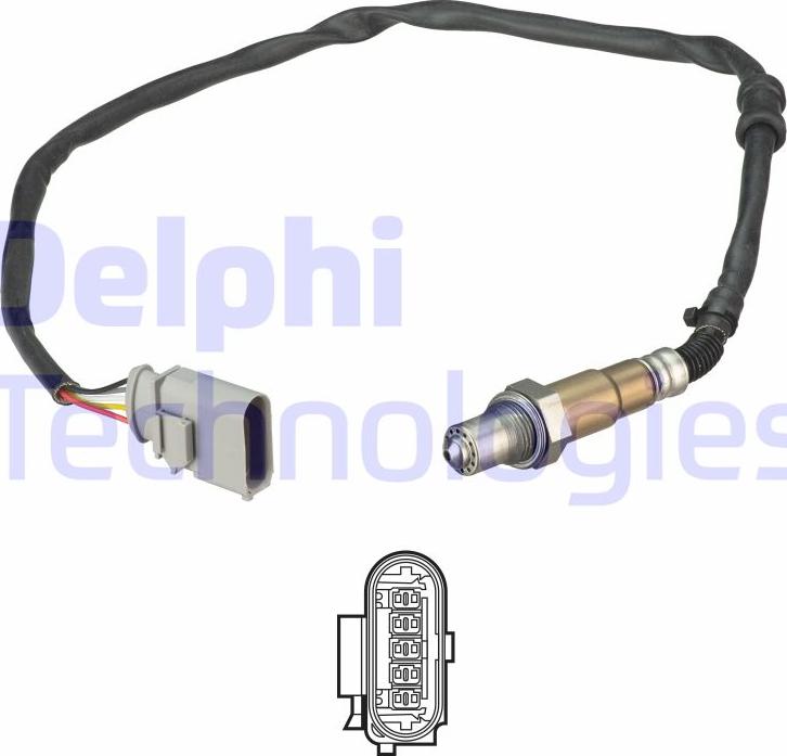 Delphi ES21181-12B1 - Lambdasonde www.parts5.com