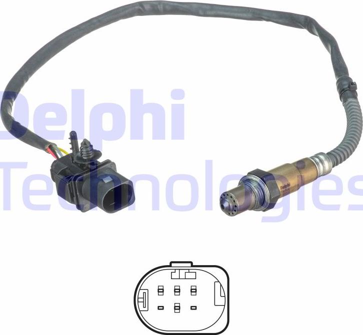 Delphi ES21136-12B1 - Sonda lambda www.parts5.com