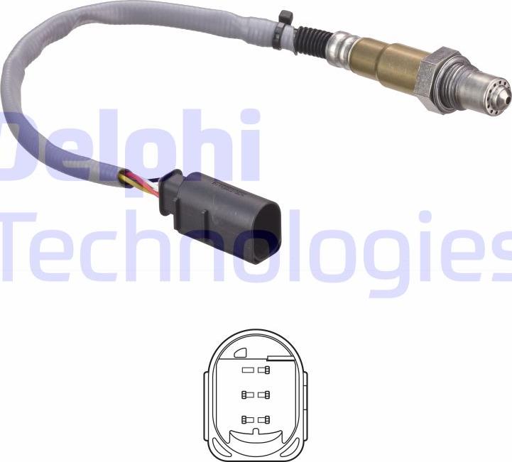 Delphi ES21133-12B1 - Lambda sonda www.parts5.com