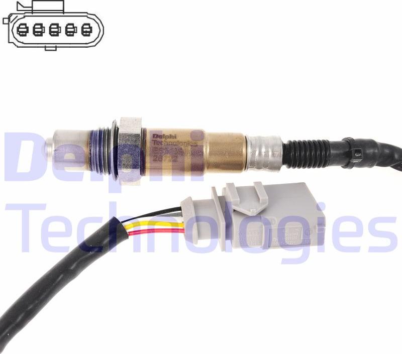 Delphi ES21394-12B1 - Lambda Sensor parts5.com