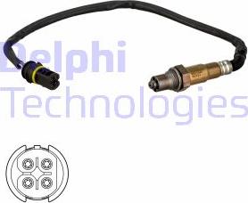 Delphi ES21344-12B1 - Lambda-sonda www.parts5.com