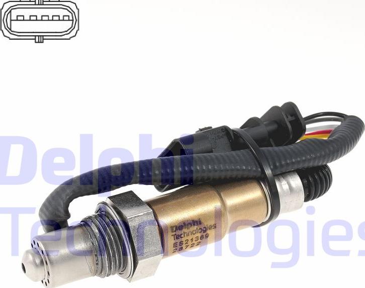 Delphi ES21369-12B1 - Lambda sensörü www.parts5.com