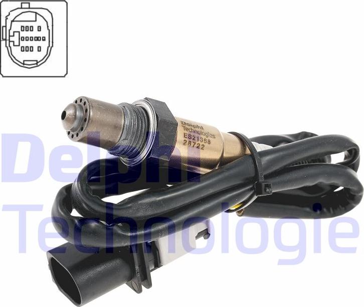 Delphi ES21368-12B1 - Αισθητήρας λάμδα www.parts5.com