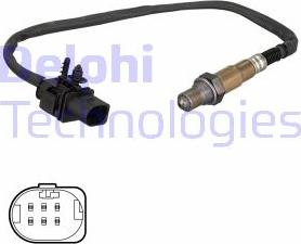 Delphi ES21327-12B1 - Sonda lambda www.parts5.com