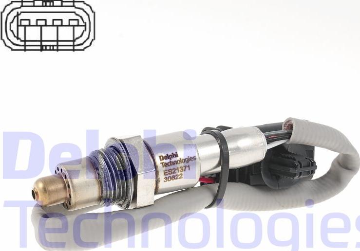 Delphi ES21371-12B1 - Lambdaszonda www.parts5.com