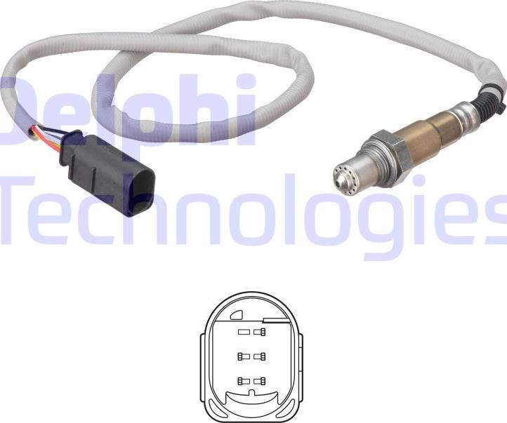 Delphi ES21295-12B1 - Lambda sonda www.parts5.com