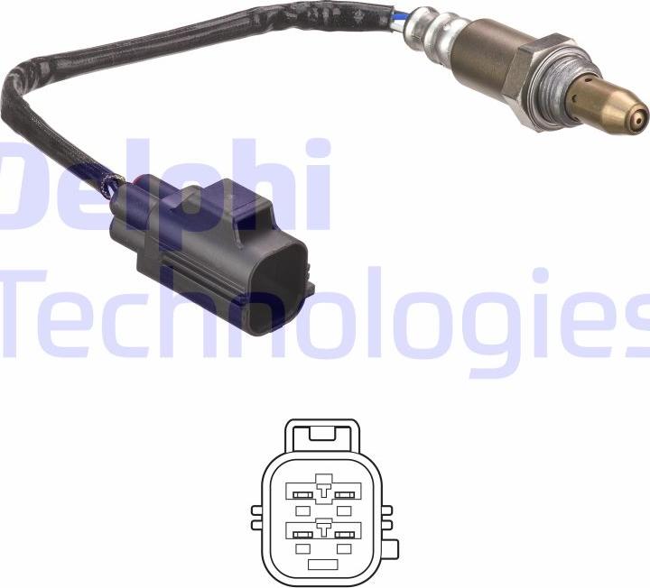 Delphi ES21290-12B1 - Αισθητήρας λάμδα www.parts5.com