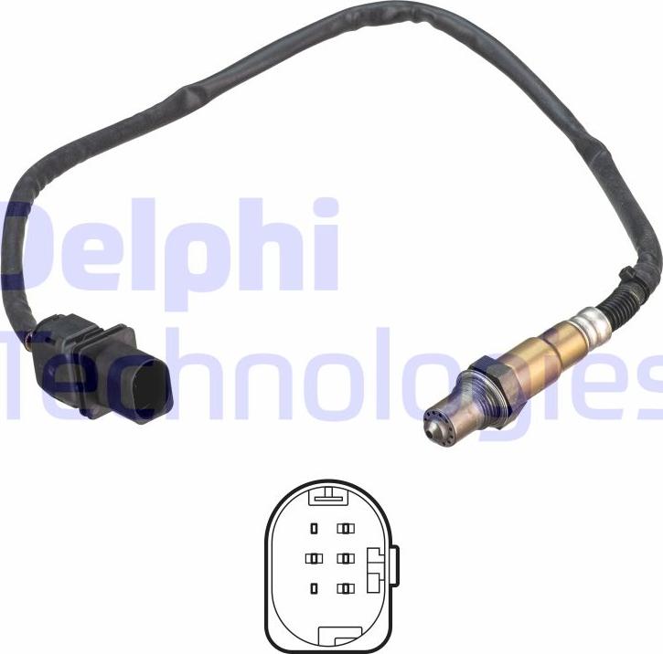 Delphi ES21293-12B1 - Ламбда-сонда www.parts5.com