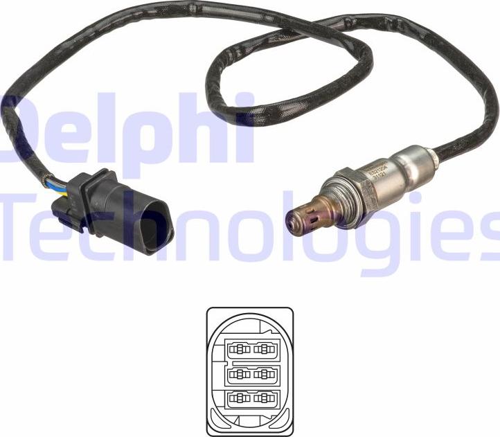 Delphi ES21204-12B1 - Lambda Sensor www.parts5.com