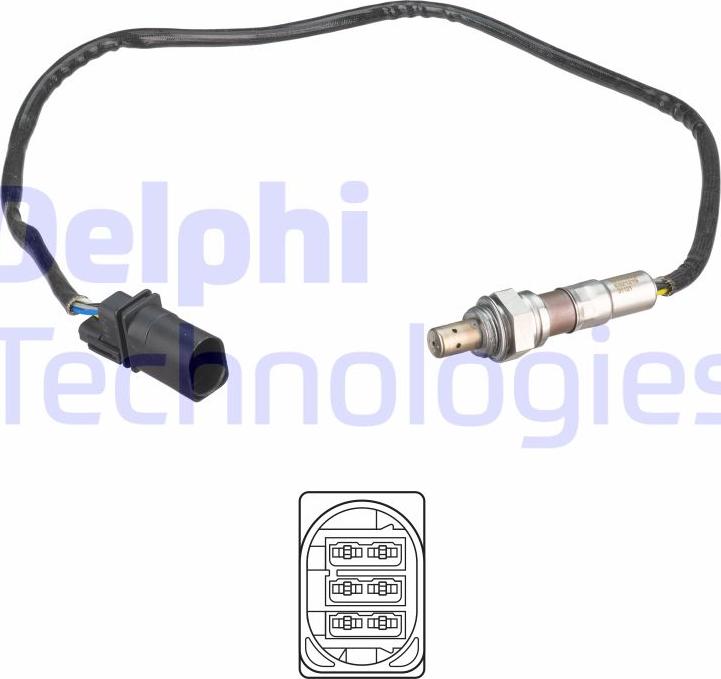 Delphi ES21219-12B1 - Sonda Lambda www.parts5.com