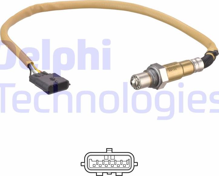 Delphi ES21213-12B1 - Lambda Sensor parts5.com