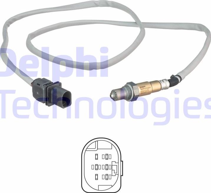 Delphi ES21275-12B1 - Lambda andur www.parts5.com