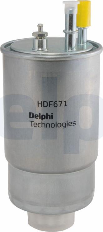 Delphi HDF671 - Filtre à carburant www.parts5.com