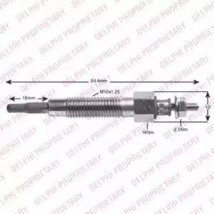 Delphi HDS425 - Bujie incandescenta parts5.com