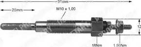 Delphi HDS230 - Glow Plug www.parts5.com