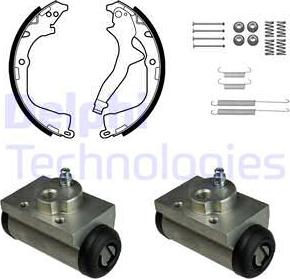 Delphi KP1145 - Brake Shoe Set www.parts5.com