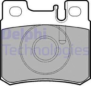 Delphi LP946 - Set placute frana,frana disc www.parts5.com