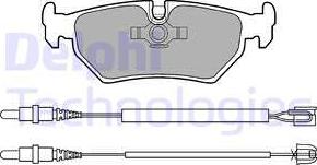 Delphi LP910 - Brake Pad Set, disc brake parts5.com