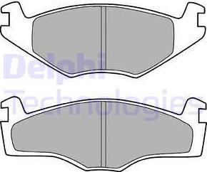 Delphi LP420 - Komplet pločica, disk-kočnica www.parts5.com