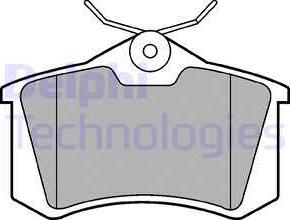 Delphi LP565 - Brake Pad Set, disc brake www.parts5.com