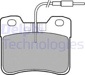 Delphi LP563 - Brake Pad Set, disc brake www.parts5.com