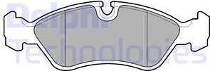 Delphi LP585 - Brake Pad Set, disc brake www.parts5.com