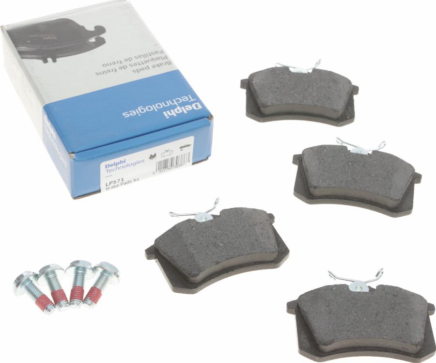 Delphi LP571 - Brake Pad Set, disc brake www.parts5.com