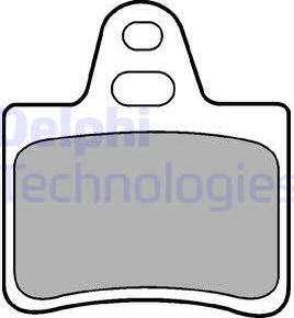 Delphi LP655 - Brake Pad Set, disc brake www.parts5.com