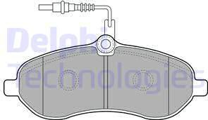 Delphi LP1995 - Brake Pad Set, disc brake www.parts5.com