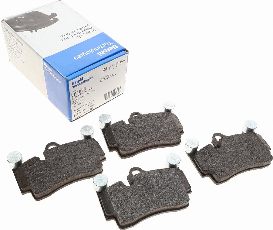 Delphi LP1998 - Brake Pad Set, disc brake www.parts5.com