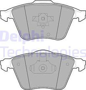 Delphi LP1943 - Piduriklotsi komplekt,ketaspidur www.parts5.com