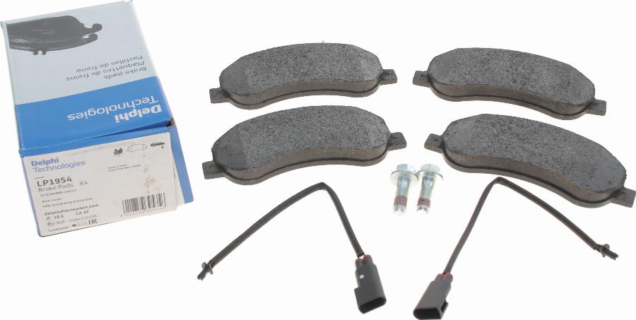 Delphi LP1954 - Brake Pad Set, disc brake www.parts5.com