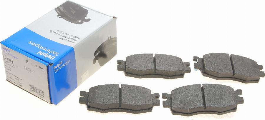 Delphi LP1951 - Brake Pad Set, disc brake www.parts5.com