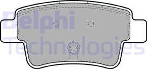 Delphi LP1965 - Brake Pad Set, disc brake www.parts5.com