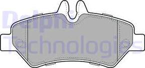 Delphi LP1983 - Brake Pad Set, disc brake www.parts5.com