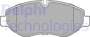 Delphi LP1982 - Brake Pad Set, disc brake www.parts5.com