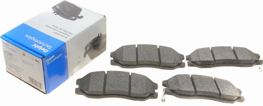 Delphi LP1987 - Brake Pad Set, disc brake www.parts5.com